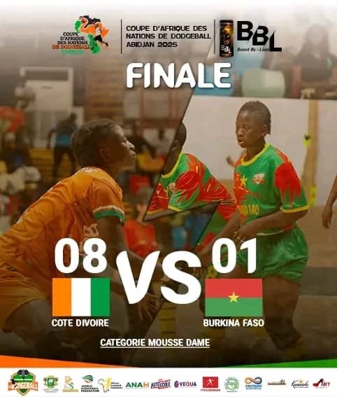 CAN Dodgeball Abidjan 2025 : LA_COTE D’IVOIRE SUR LE TRÔNE DE L’AFRIQUE !