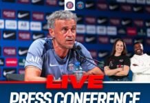 Conf de presse de Luis Enrique en direct avant Toulouse