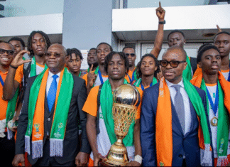 Afrobasket U16 / Les Éléphanteaux U16 fêtés en héros à Abidjan !