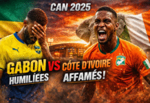 CAN 2025 – Gabon vs Côte d’Ivoire : Panthères humiliées, Éléphants affamés… le match piège de Marrakech