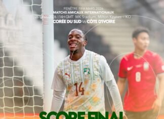 Corée du Sud humiliée (0-4) : les Éléphants envoient un message glaçant avant le Mondial 2026