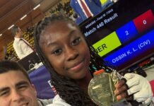 Taekwondo mondial : la sensation ivoirienne Laurène Kimi Ossin remporte le prestigieux Dutch Open Taekwondo 2026