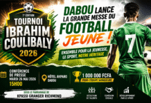 DABOU : LE TOURNOI IBRAHIM COULIBALY 2026 PREND SON ENVOL, LA JEUNESSE AU CĆUR DU PROJET